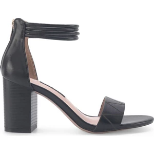 Nine West Nedov 3fx Siyah Kadın Topuklu Sandalet