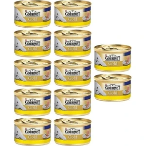 Gourmet Gold Kıyılmış Tavuklu Yaş Kedi Maması 85GR 12 Al 10 Öde