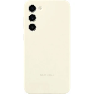 Galaxy S23 Plus Silikon Kılıf - Krem