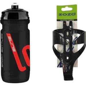 Siyah Bisiklet Matarası 600ML + Kafes