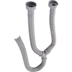 3.5ft Çamaşır Makinesi Pvc Y Şekilli Tahliye Deşarj Hortumu Yıkama Borusu Konektörü, Döner Arayüz, 2 Su Geçirmez Halkalı (Yurt Dışından)