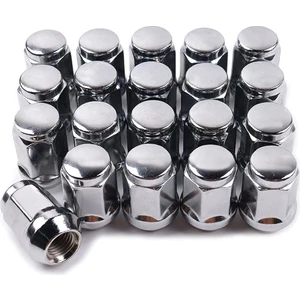 20 Adet 14X1.5 Bijon SOMUNU-19MM Bijon Somunu 1.38 Inç Uzun 3/4 Inç Altıgen Krom Bijon Somunları, 1999-2021 Chevy Silverado 1500 (Yurt Dışından)