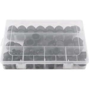 145 Adet Altıgen Somun Kapağı Koruyucu M4-M12 Cıvata Kapağı Koruma Kapakları Açık Altıgen Plastik Kapakları (Yurt Dışından)