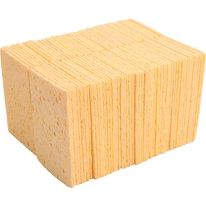 100 Adet Havya Lehim Ucu Kaynak Temizleme Süngeri Havya Sünger Ped Yedek Süngerler Temizleme Pedleri (Yurt Dışından)