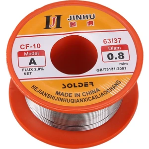 Kalay Kurşun Lehim Çekirdek Akı Lehimleme Kaynak Lehim Teli Makara Makarası 0.8mm 63/37 (Yurt Dışından)