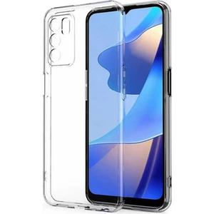 Happycase Oppo A16 Kılıf Lüx Şeffaf Silikon