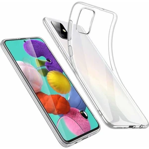 Happycase Samsung Galaxy A21S Kılıf Lüx Şeffaf Silikon