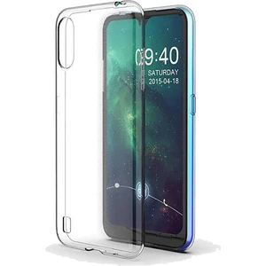 Happycase Samsung Galaxy A01 Kılıf Lüx Şeffaf Silikon