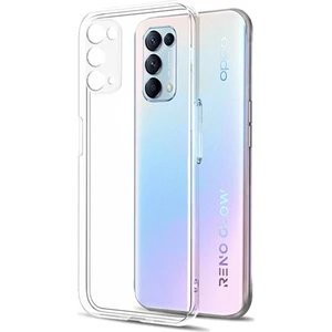 Happycase Oppo Reno 5 Pro Kılıf Lüx Şeffaf Silikon