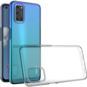 Happycase Oppo A92 Kılıf Lüx Şeffaf Silikon - Şeffaf