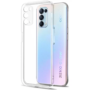 Happycase Oppo Reno 5 Kılıf Lüx Şeffaf Silikon