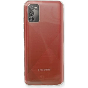 Happycase Samsung Galaxy A02S Kılıf Deluxe 2mm Şeffaf Silikon