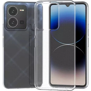 Happycase Vivo Y22S Kılıf Lüx Şeffaf Silikon
