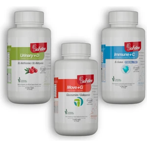 Biofeline Üçlü Tablet Seti (Move+G/Urinary+D/Immune+C)