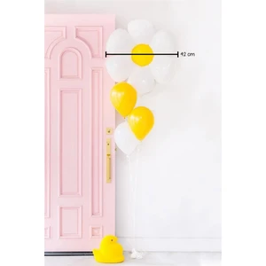 Beyaz Papatya Balon Set