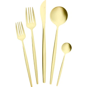 Orion Mat 30 Parça 6 Kişilik Çatal Kaşık Bıçak Kutulu Şampanya Gold