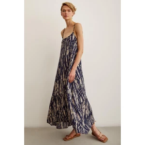 Never More Boncuk Askılı Salaş Elbise