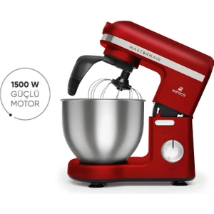 Mastermaid Chef Pro Çift Kollu Mutfak Şefi 1500 W Rouge Red