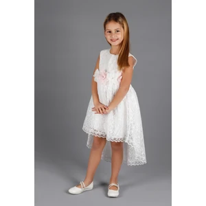 AHENGİM KIZ ÇOCUK ELBİSE KIZ ELBİSE KUYRUKLU DANTELLİ AK2208