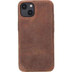 Apple iPhone 15 Uyumlu Deri Arka Kapak Rock G2