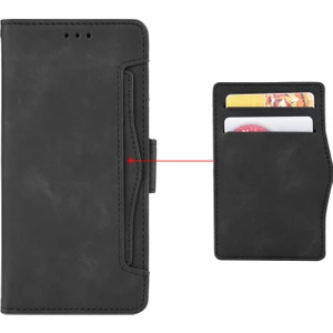 4U Sky Xiaomi Redmi Için Note 12S 4g Pu Deri Kılıf Çoklu Kart Yuvası, Cep Telefonu Stand Cüzdan Kapak Black (Yurt Dışından)