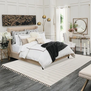 "chicretreat Dekoratif Kilim | Kaymaz Tabanlı, Makinede Yıkanabilir ve Katlanabilir | Nefes Alabilen Mint Yeşili (Aqua) Pamuk Dokuma | Yeşil | Homesteadart Rugs"