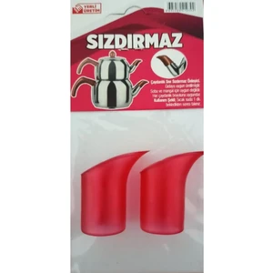 Tozlu Pazar Çaydanlık Sızdırmasını Önleyici Aparat Kırmızı Sızdırmatik 2 Paket