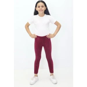 Canix Kids Kız Çocuk Likralı Kadife Tayt