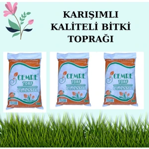 Cemre Torf Classic Torf 5 LT x 3  (  ÜÇ AL İKİ ÖDE )