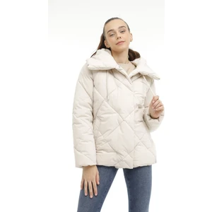 Wl Kelly 2GF800 3pr Kırık Beyaz Kadın Kısa Kaban
