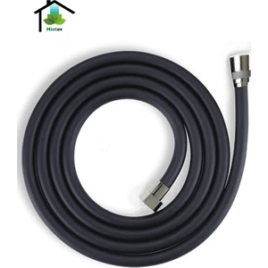 Siyah Pvc Malzeme Ultra Dayanıklı Kırılmaz Patlamaz Kaliteli Banyo Duş Hortumu