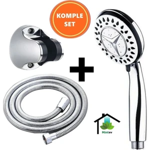 Mercedes Ultra Lüks Duş Seti Krom Hortum ve Mafsal