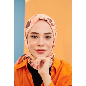 Amelia Desenli Pamuk Şal Somon 3025-22