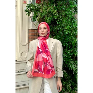 Nature Lilyum Soft Şal Koyu Pembe 3036-13