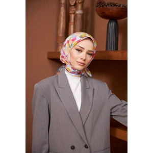 Colorday Puan Soft Eşarp Yağ Yeşili Mavi 1161-06