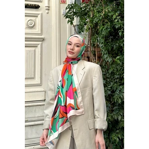 Nature Lilyum Soft Şal Yeşil Gri 3036-06