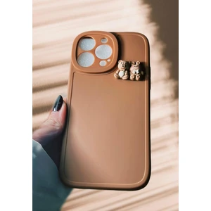 Ecce Luxury iPhone 14 Promax Uyumlu Ayıcık Tasarımlı Kılıf