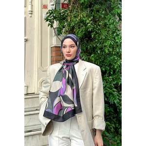 Nature Lilyum Soft Şal Soft Gri Mor 3036-15