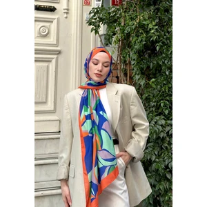 Nature Lilyum Soft Şal Turuncu Mor 3036-10
