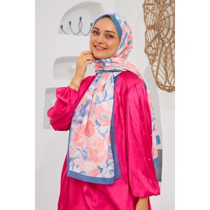 Nature Easy Tullipa Soft Şal Kot Mavi 3033-12