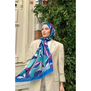 Nature Lilyum Soft Şal Mavi 3036-02