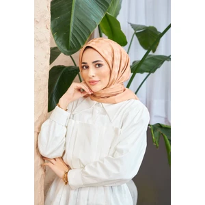 Dama Jakarlı Eşarp Karamel 9900-20