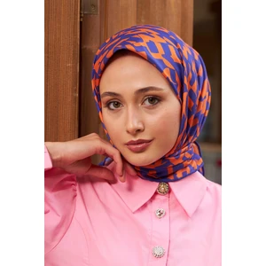Colorday Mono Soft Eşarp Mor Turuncu 1152-07