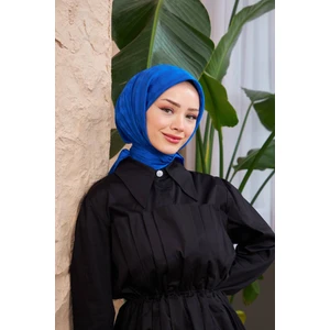 Dama Jakarlı Eşarp Saks Mavi 9900-19