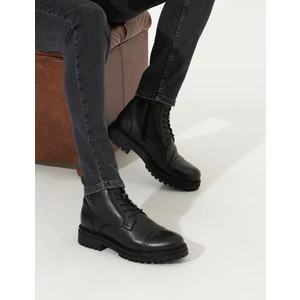 Pierre Cardin Erkek Siyah %100 Deri Bot 50279536-VR046