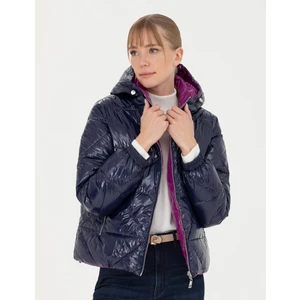 Pierre Cardin Kadın Lacivert Crop Top Mont 50272225-VR033