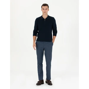 Pierre Cardin Erkek Lacivert Ekstra Slim Fit Kumaş Pantolon 50275552-VR033