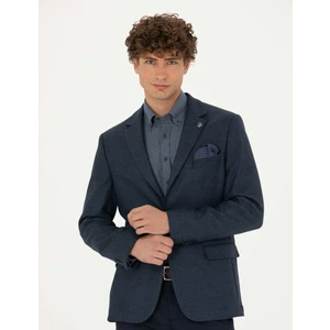 Pierre Cardin Erkek Açık Lacivert Slim Fit Ceket 50273432-VR059