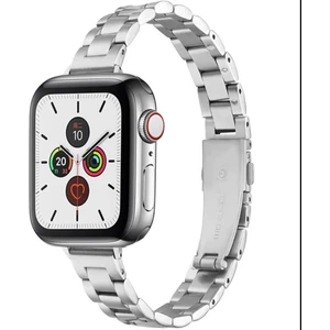 Cool Cold Apple Watch 38/40/41 mm (Seri 10 42mm) 9 8 7 Se 6 5 4 3 2 1 Paslanmaz Çelik Zarif Slim Ayarlanabilir Kordon