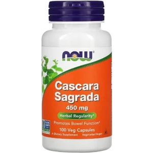 Now Foods Cascara Sagrada, 450 mg 100 Vegan Kapsül
